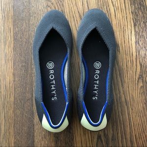 RARE RETIRED Rothy’s Citron Ribbon Stripe size 6.5